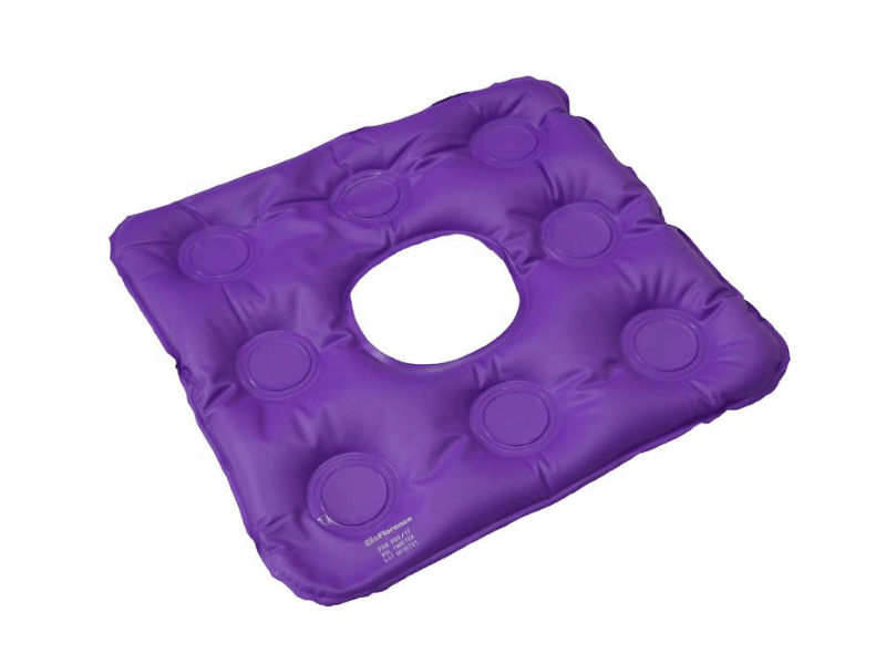 Almofada gel quadrada caixa de ovo com orifício