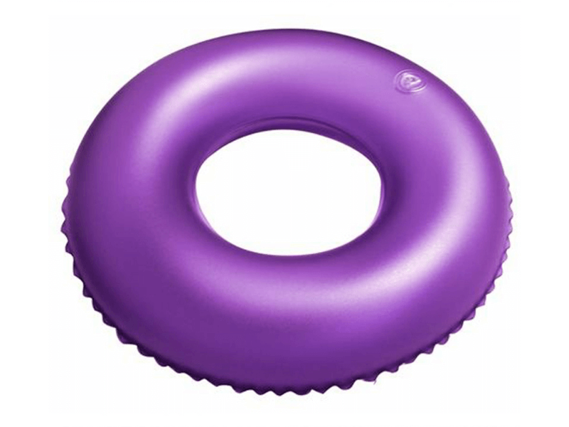 Almofada inflável redonda com orifício